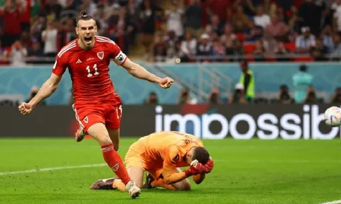 Bảng B > Gareth Bale lập công giúp Xứ Wales giành được 1 điểm trước đội tuyển Mỹ