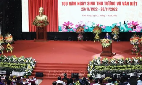 Lễ kỷ niệm 100 năm Ngày sinh Thủ tướng Chính phủ Võ Văn Kiệt