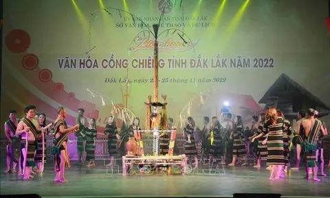 Khai mạc Liên hoan Văn hóa cồng chiêng tỉnh Đắk Lắk năm 2022