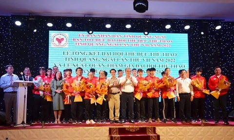 Đoàn Thể thao Quảng Ngãi xuất quân dự Đại hội Thể thao toàn quốc lần thứ IX - 2022
