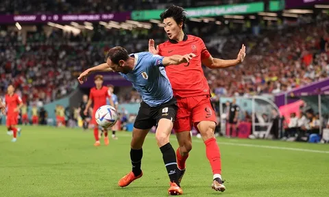Uruguay - Hàn Quốc > 0-0: Cột dọc từ chối bàn thắng 2 lần