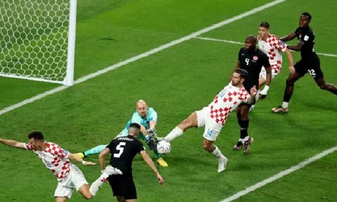 Bảng F > Croatia 4-1 Canada: Đương kim Á quân chiếm ngôi đầu