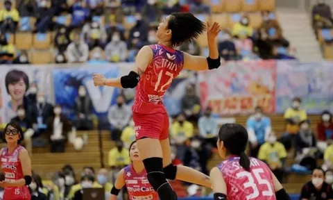 Thanh Thúy nhận danh hiệu "Cầu thủ xuất sắc nhất tuần" tại V.League Nhật Bản
