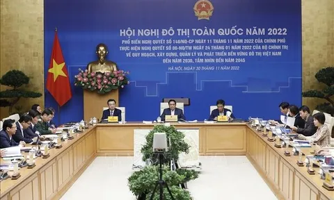 Thủ tướng Phạm Minh Chính chủ trì Hội nghị đô thị toàn quốc năm 2022