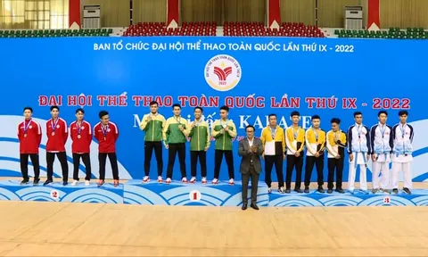 Đoàn Hà Nội dẫn đầu môn Karate Đại hội Thể thao toàn quốc