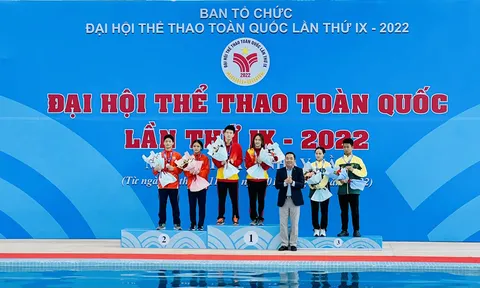 Đại hội Thể thao toàn quốc lần thứ IX - 2022: Hà Nội thắng tuyệt đối môn Nhảy cầu