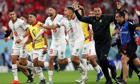 Ma Rốc giành vé vào vòng 1/8 World Cup 2022 với ngôi nhất bảng