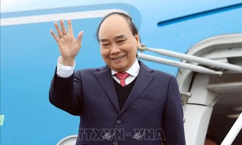 Chủ tịch nước Nguyễn Xuân Phúc lên đường thăm cấp Nhà nước tới Hàn Quốc