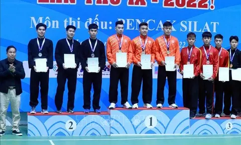 260 võ sĩ tranh tài môn Pencak Silat tại Đại hội Thể thao toàn quốc