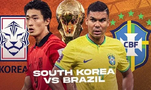 Vòng 1/8 > Brazil - Hàn Quốc (2 giờ ngày 6/12): Khó gây bất ngờ