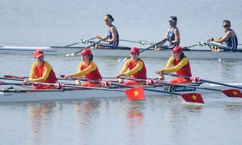 Giải vô địch Rowing châu Á 2022: Việt Nam giành 5 huy chương vàng