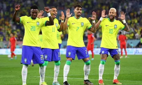 Brazil thiết lập loạt kỷ lục ấn tượng sau trận thắng đậm Hàn Quốc