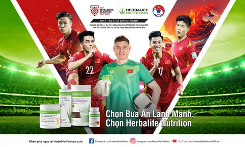 Herbalife Nutrition trở thành Nhà tài trợ đồng hành của AFF Mitsubishi Electric Cup lần thứ hai liên tiếp