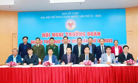 Hội nghị trưởng đoàn Đại hội Thể thao toàn quốc lần thứ IX 2022