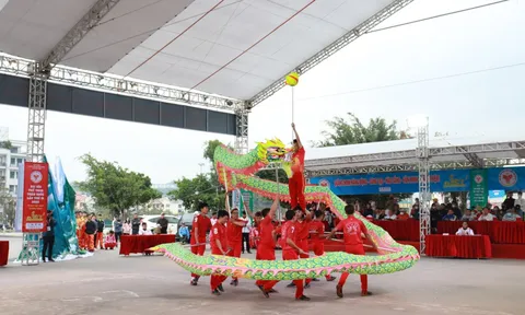 Môn Lân - Sư - Rồng bước vào tranh tài tại Đại hội Thể thao toàn quốc