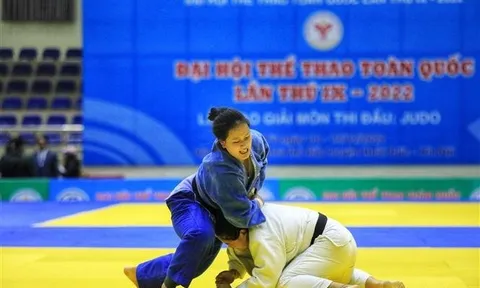 Hơn 200 vận động viên tranh tài môn Judo Đại hội Thể thao toàn quốc lần thứ IX