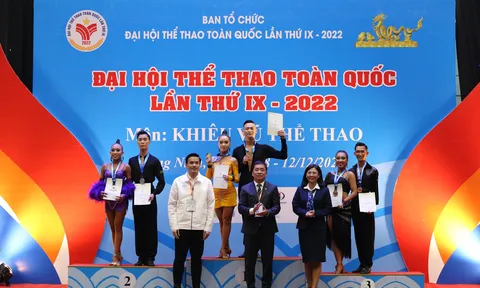 Đồng Nai tạm dẫn đầu môn Khiêu vũ thể thao