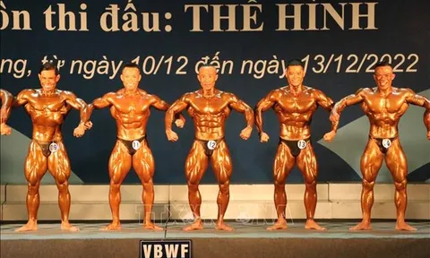 Gần 140 vận động viên tranh tài môn Thể hình
