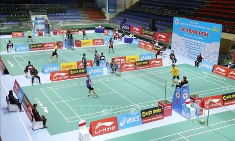 Có 164 vận động viên tranh tài ở môn Cầu lông