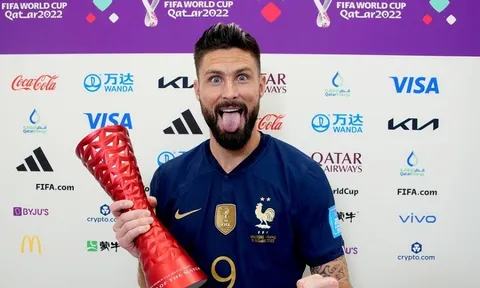 Tiền đạo Olivier Giroud tự hào về chiến thắng của đội tuyển Pháp