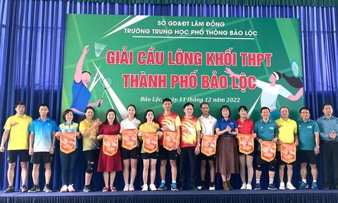 Giải Cầu lông khối THPT thành phố Bảo Lộc