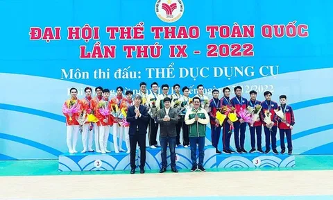 TP.HCM giành ngôi nhất toàn đoàn môn Thể dục dụng cụ