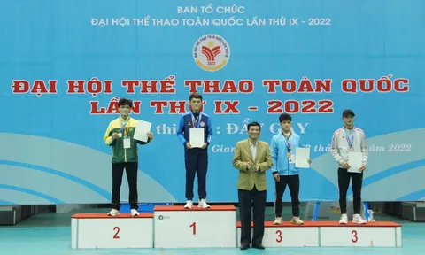 Thái Nguyên dẫn đầu môn Đẩy gậy Đại hội Thể thao toàn quốc