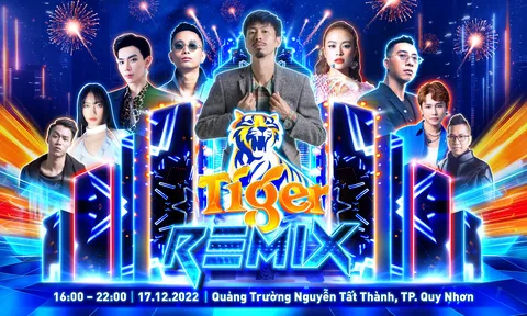 Sự kiện âm nhạc Tiger Remix 2023 trở lại tại 4 thành phố