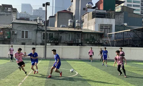 Khai mạc giải Bóng đá khối học sinh THPT quận Ba Đình năm học 2022-2023