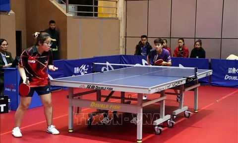 Bóng bàn nam, nữ Hà Nội cùng lọt vào chung kết Đại hội Thể thao toàn quốc