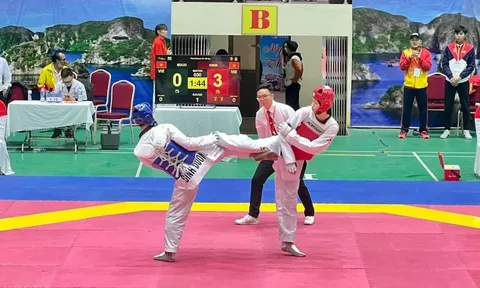 Môn Taekwondo: Trương Thị Kim Tuyền giành huy chương vàng hạng 49kg