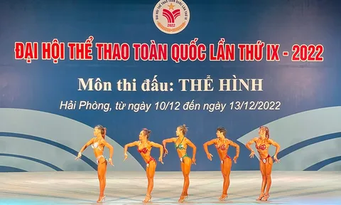Bình Dương nhất toàn đoàn môn Thể hình Đại hội Thể thao toàn quốc lần thứ IX 