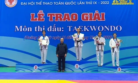 TP.HCM vượt qua Đà Nẵng tạm dẫn đầu môn Taekwondo với 3 huy chương vàng