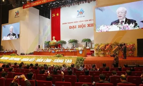 Phiên trọng thể Đại hội Đoàn toàn quốc lần thứ XII