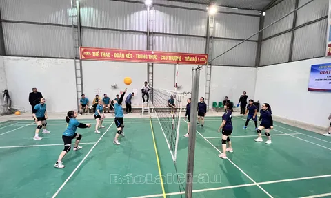 Giải Bóng chuyền hơi chào mừng Kỷ niệm 60 năm Ngày thành lập ngành Kiểm sát Nhân dân Lai Châu