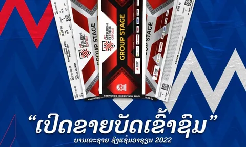 AFF Cup 2022: Lào mở bán vé xem trận đấu với đội tuyển Việt Nam