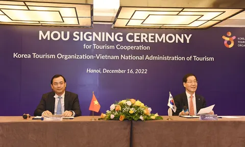 Việt Nam và Hàn Quốc ký kết hợp tác xúc tiến du lịch 2023-2024, mở ra giai đoạn phát triển mới giữa hai bên