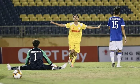 U21 Quốc gia Thanh Niên 2022: Xuân Tiến giúp Sông Lam Nghệ An thắng đậm Đà Nẵng