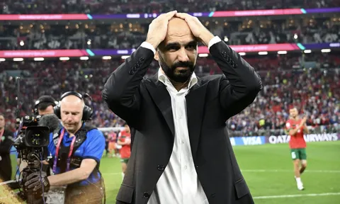 Huấn luyện viên tuyển Morocco khó chịu trước trận tranh hạng Ba World Cup 2022