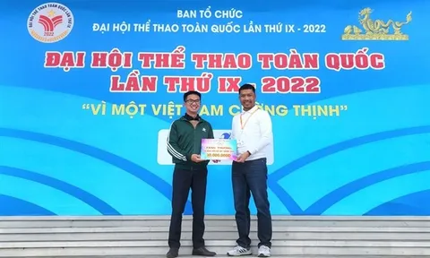 Kiên Giang thưởng nóng cho vận động viên giành huy chương vàng
