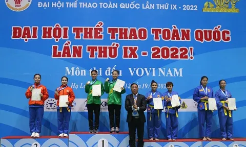 Môn Vovinam: TP.HCM dẫn đầu Bảng xếp hạng