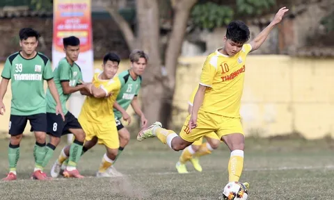 Giải Bóng đá U21 Quốc gia Thanh Niên 2022: Học viện Nutifood thua trận đại chiến với Hà Nội
