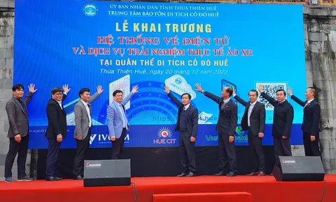 Khai trương hệ thống vé điện tử và dịch vụ trải nghiệm thực tế ảo XR tại Quần thể Di tích Cố đô Huế