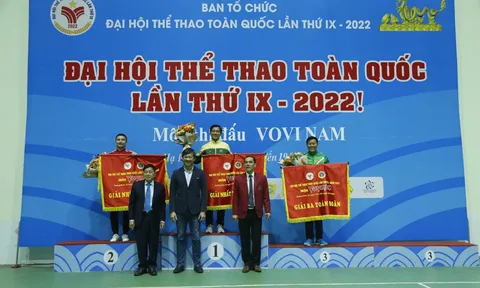 Môn Vovinam: TP.HCM giành vị trí thứ nhất toàn đoàn