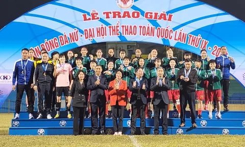 Môn Bóng đá nữ: Chủ nhà Quảng Ninh giành huy chương vàng 