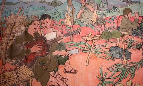 Hơn 50 tác phẩm được giới thiệu tại triển lãm "Tình quân dân"