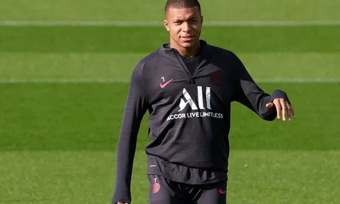 Huấn luyện viên câu lạc bộ PSG vui mừng khi Kylian Mbappe sớm trở lại tập luyện