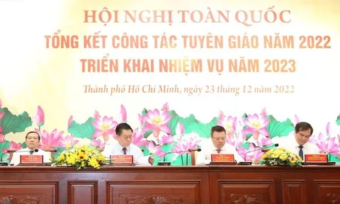 Ngành Tuyên giáo thể hiện rõ vai trò 'đi trước mở đường, đi cùng thực hiện, đi sau tổng kết'