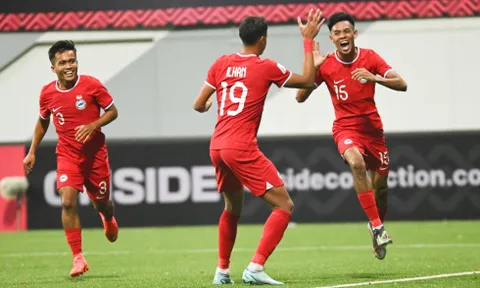 Bảng B, AFF Cup 2022 > Singapore 3-2 Myanmar: Thua ngược Singapore, Myanmar khó qua vòng bảng