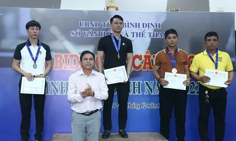 Bế mạc giải Billiards các câu lạc bộ tỉnh Bình Định năm 2022